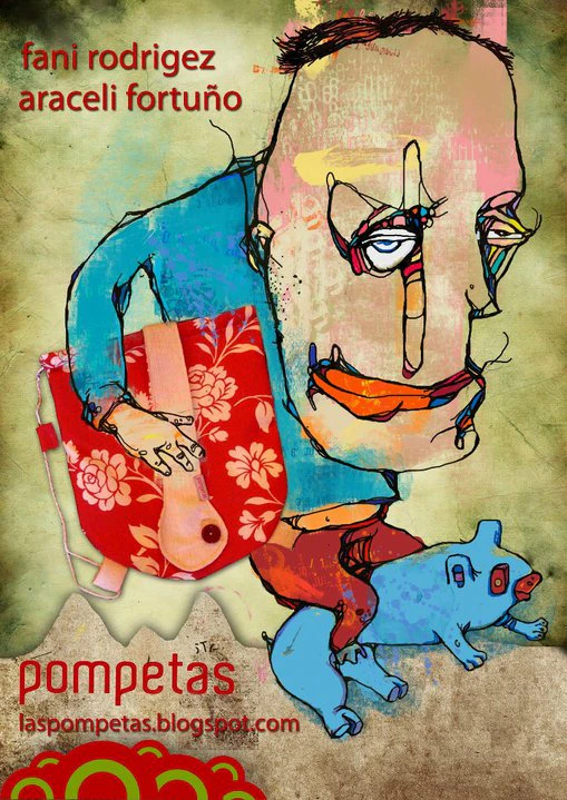 Las Pompetas Flyer Illustration III