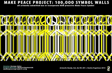 MAKE PEACE PROJECT 100,000 SYMBOL WALLS
