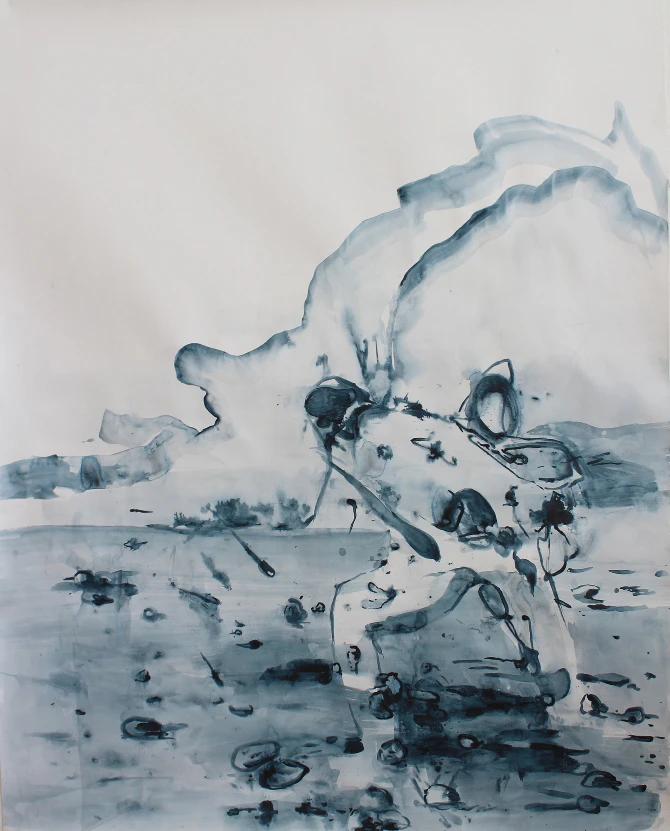Storm, ink on paper, 120x80cm, 2013