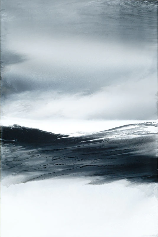 Seestück Tauwasser, 2008, acrylic on canvas, 150 x 100 cm