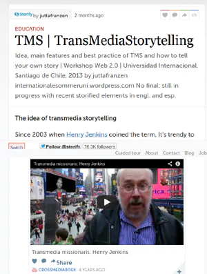 TransMedia Storytelling (TMS)