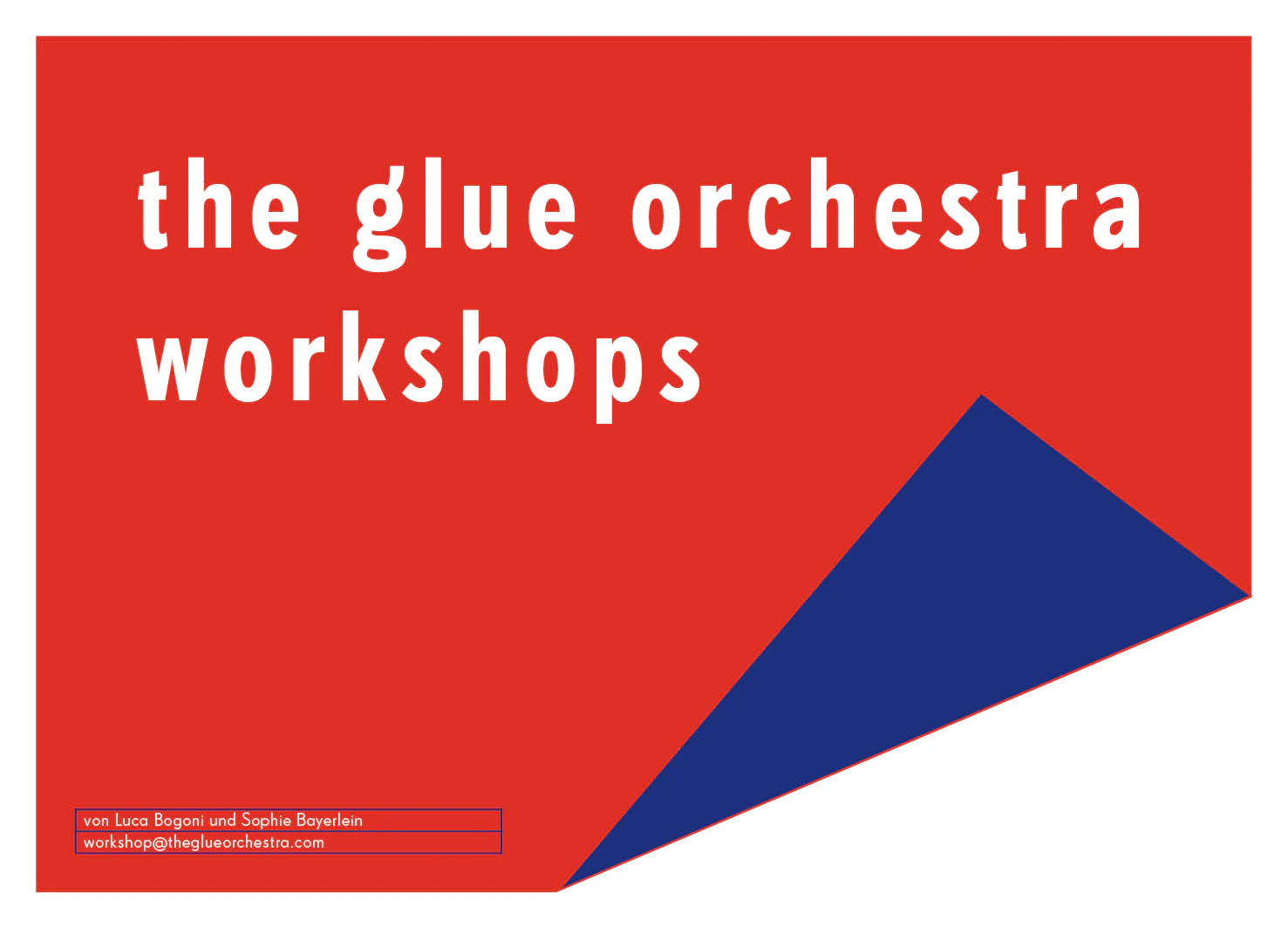 The Glue Orchestra Workshops