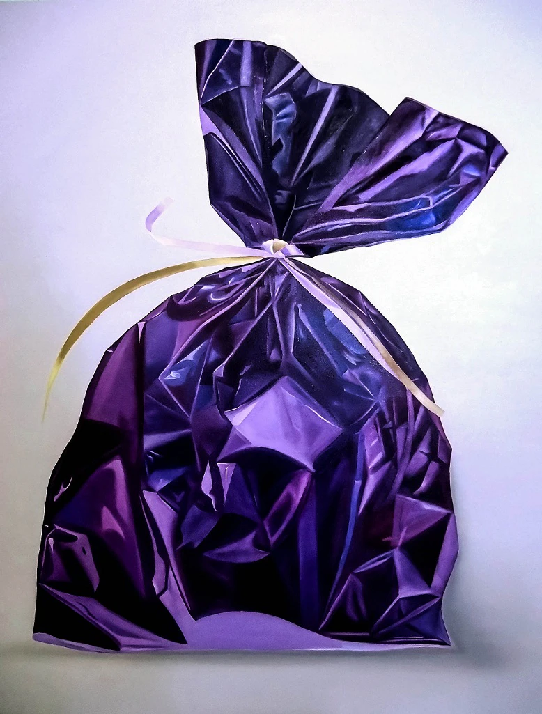 Purple candy bag
