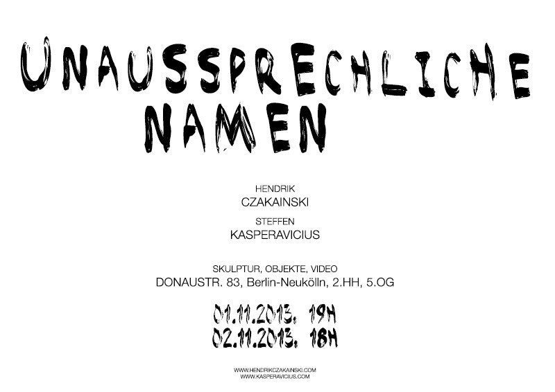 Unaussprechliche Namen Unaussprechliche Namen