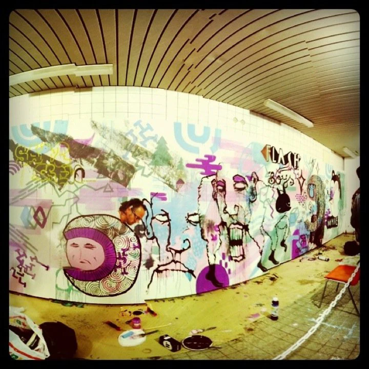 Live Painting  @ Secret Moby Gig