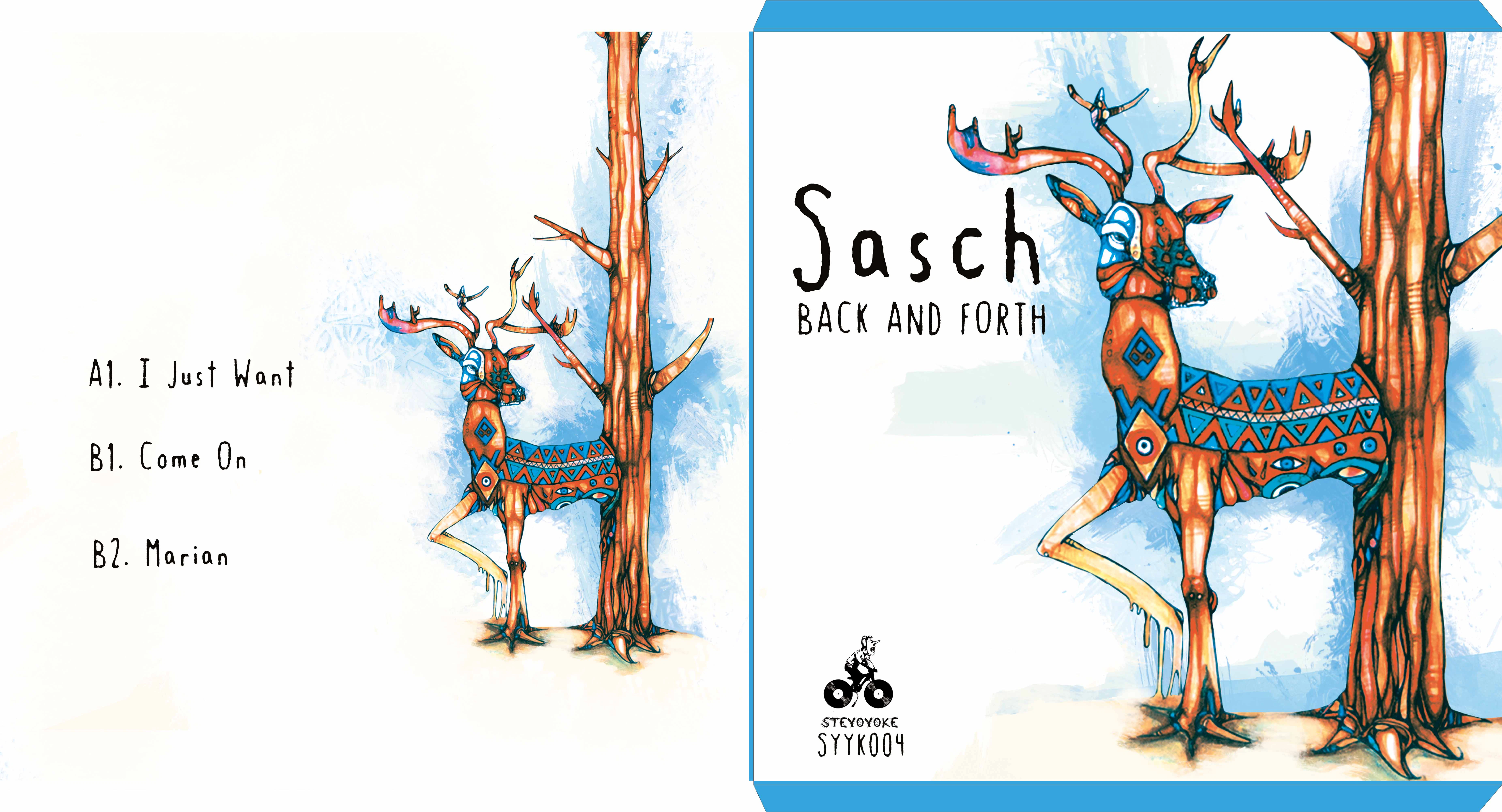 SASCH – BACK AND FORTH  Album Artwork Design
