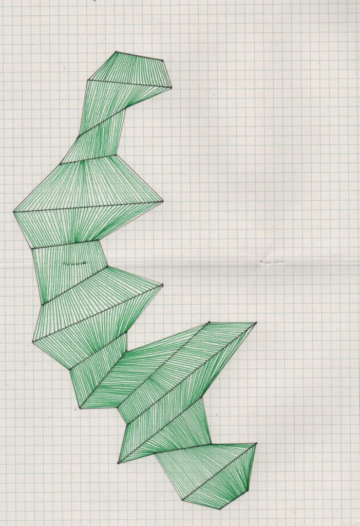 A4 dent (green notebook)
