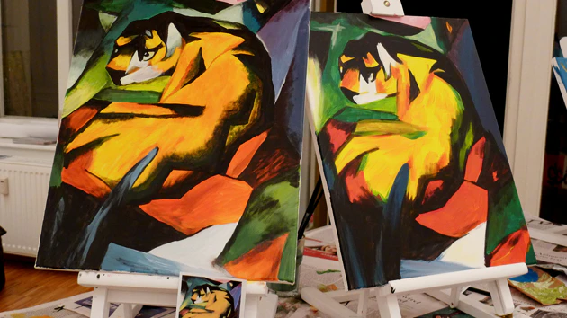 June 9th - Paint the wonderful tiger of Franz Marc at MALSALON!