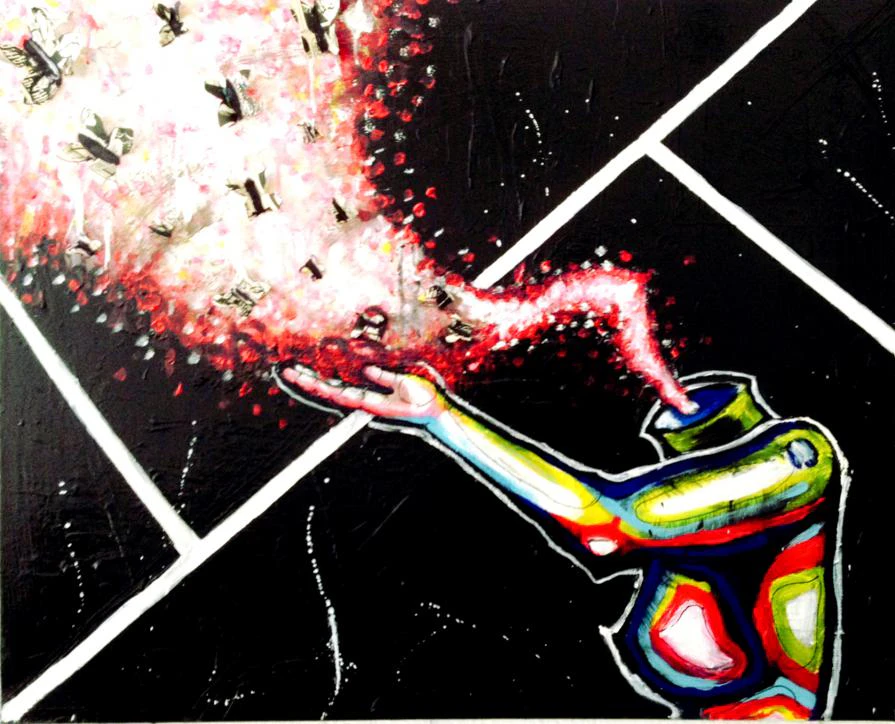 Acrilyc artworks by Nebel Eich...