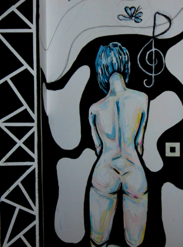 Wall painting in a privat house (Berlin) by Nebel Eich...