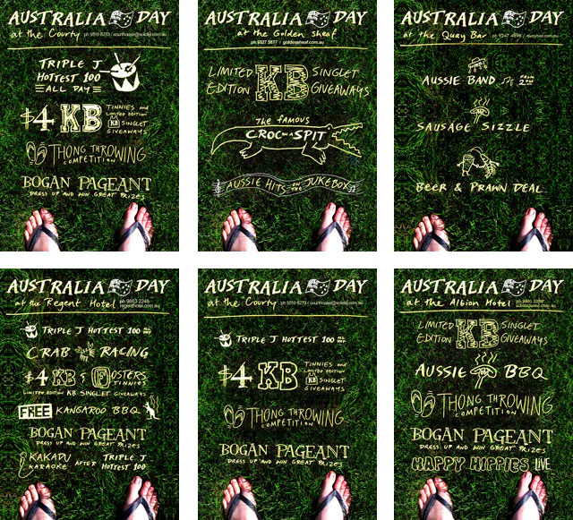 Poster Design: Australia Day by Ray Mann...