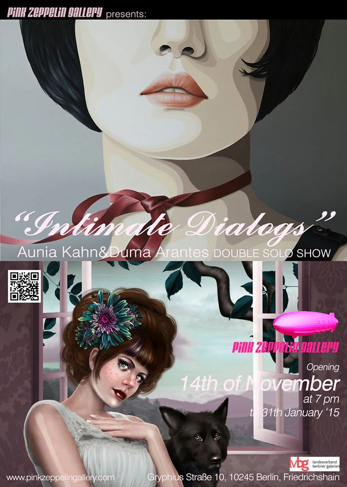 "Intimate Dialogs" Vernissage with Aunia Kahn & Duma Arantes by Pink Zeppelin Gallery...