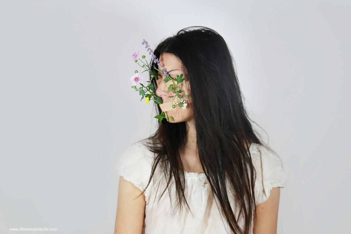 "Flower" Selfportrait by Chiara Mazzocchi...