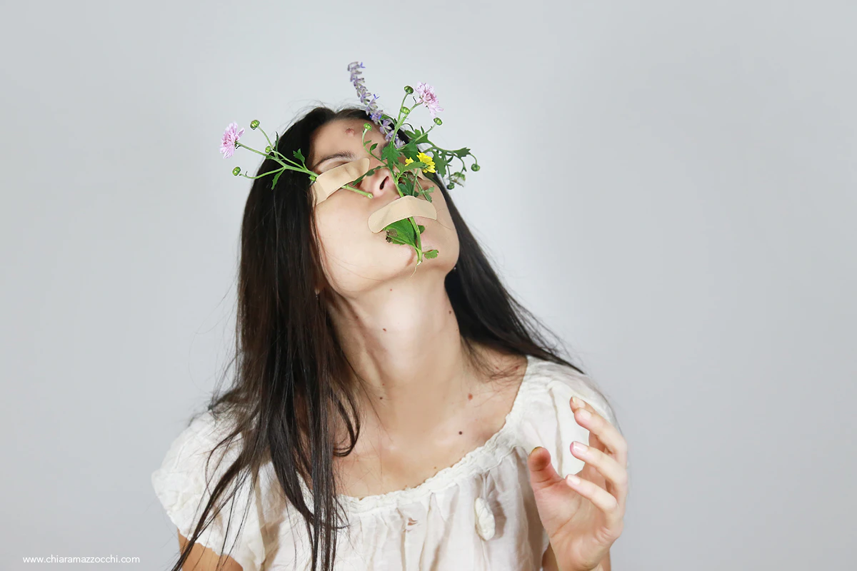 "Flower" Selfportrait by Chiara Mazzocchi...