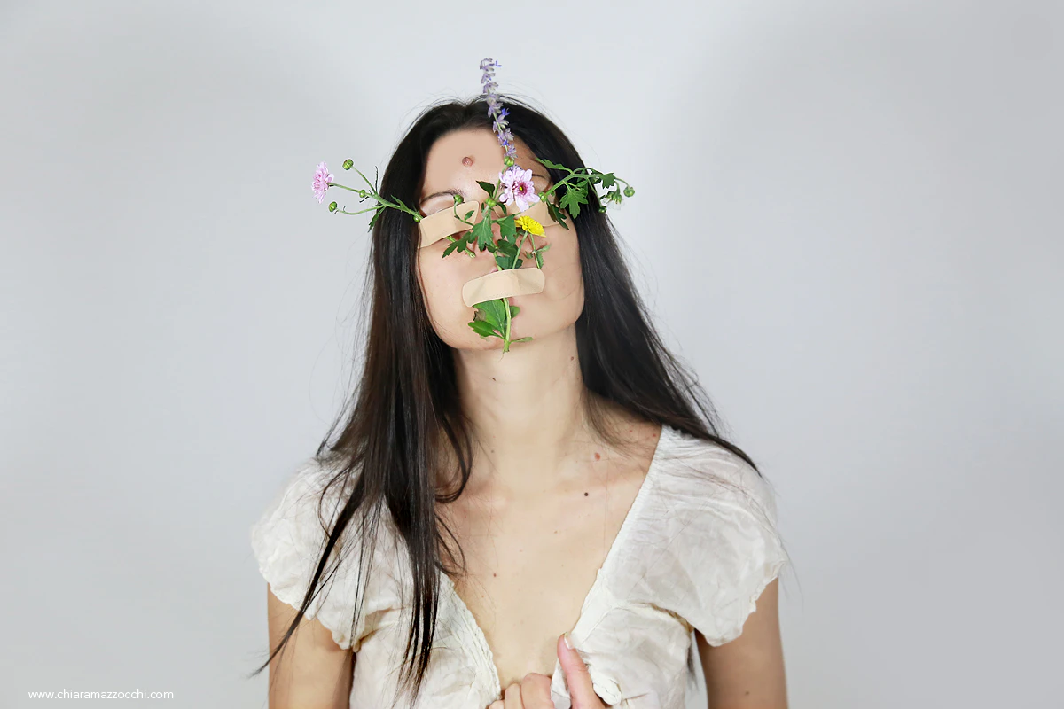"Flower" Selfportrait by Chiara Mazzocchi...