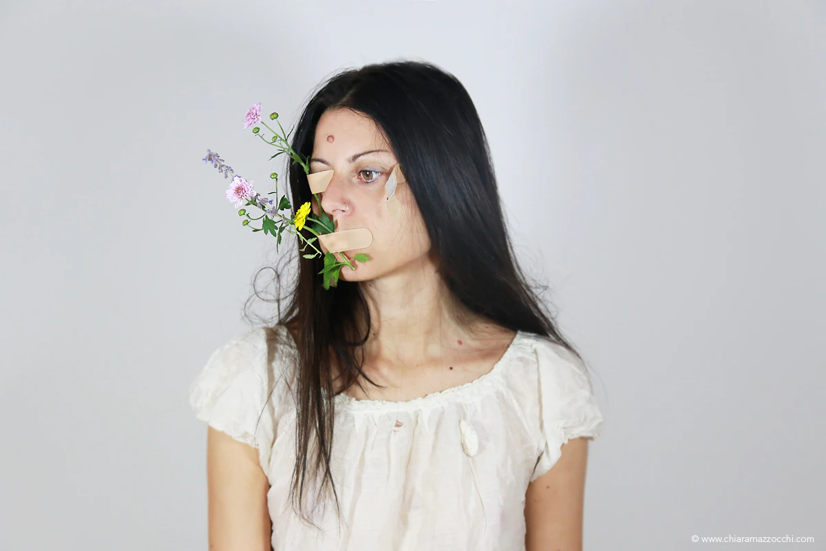"Flower" Selfportrait by Chiara Mazzocchi...