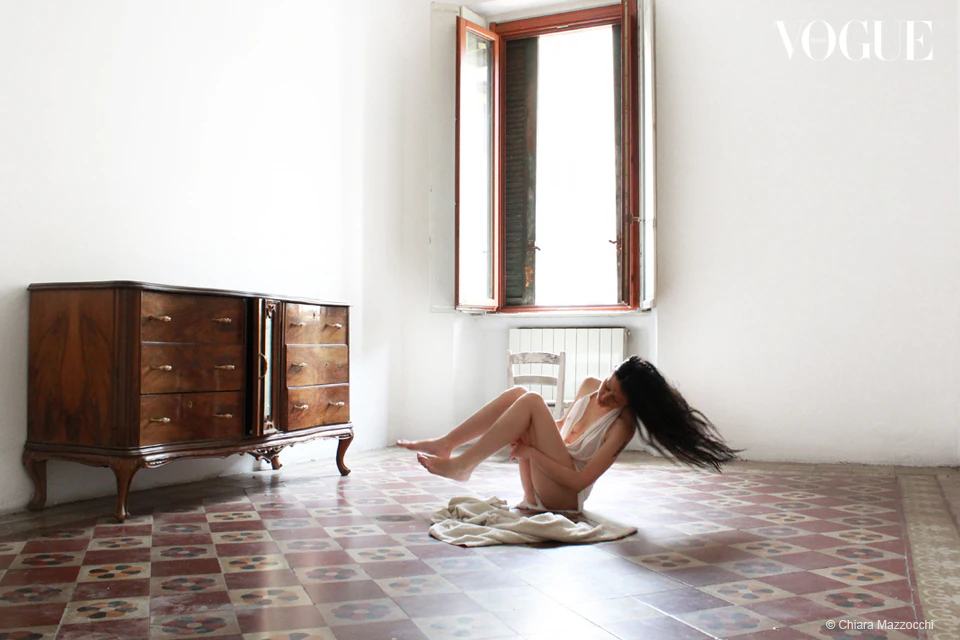 "White Room"  Selfportrait by Chiara Mazzocchi...