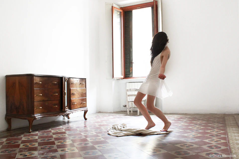 "White Room"  Selfportrait by Chiara Mazzocchi...