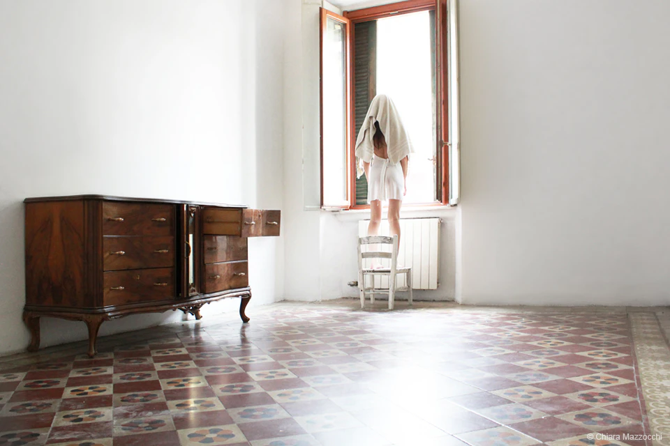 "White Room"  Selfportrait by Chiara Mazzocchi...