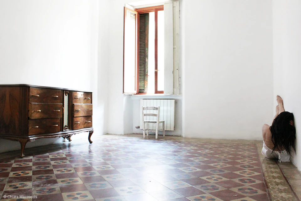 "White Room"  Selfportrait by Chiara Mazzocchi...