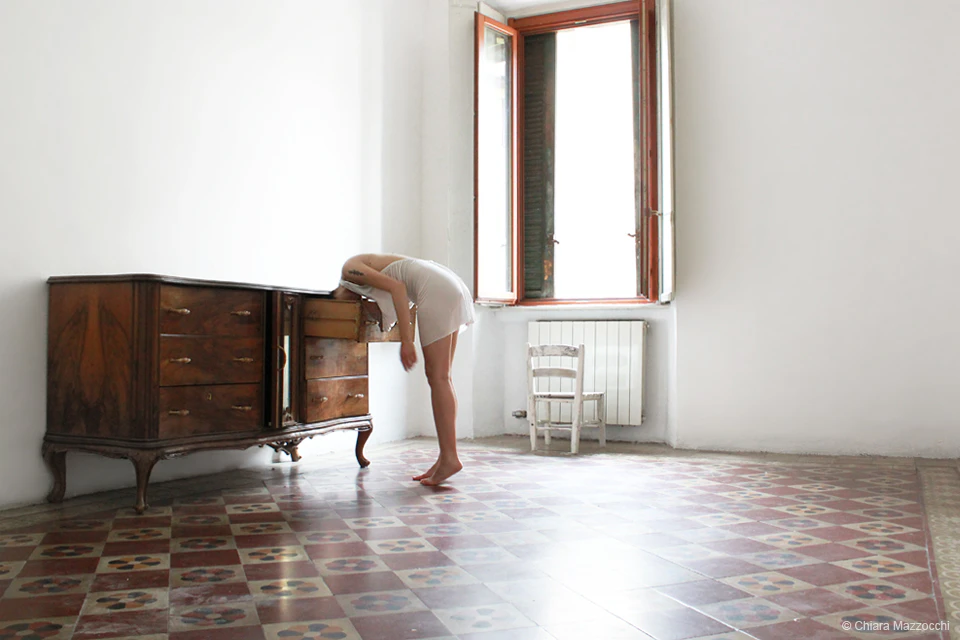 "White Room"  Selfportrait by Chiara Mazzocchi...