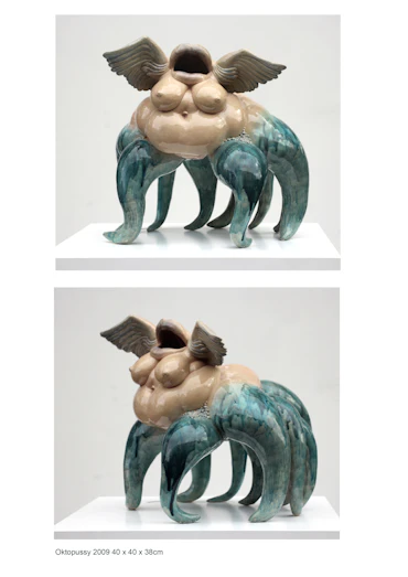 Octopussy 2012 ceramic 40 x 40 x 38cm