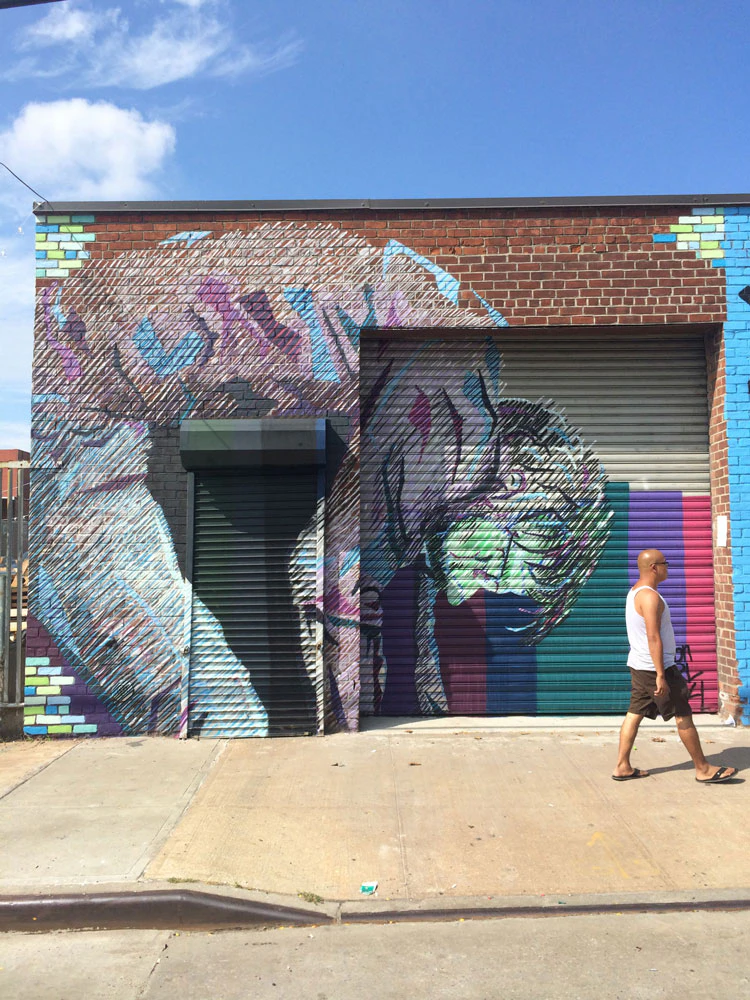 Laying Over Mural – Found in Bushwick