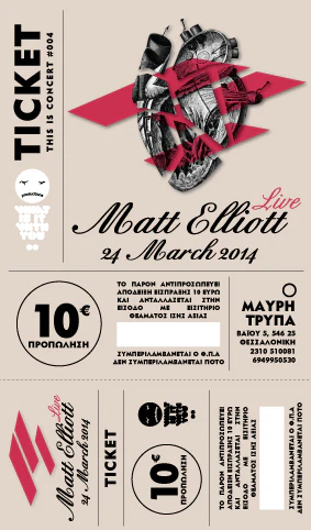 Matt Elliott - Live by Akis Spyridakis...