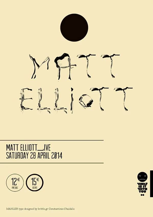 Matt Elliott - Live by Akis Spyridakis...
