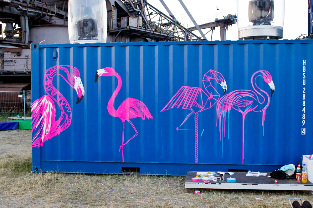 FLAMINGOS - MELT! FESTIVAL by TAPE OVER...