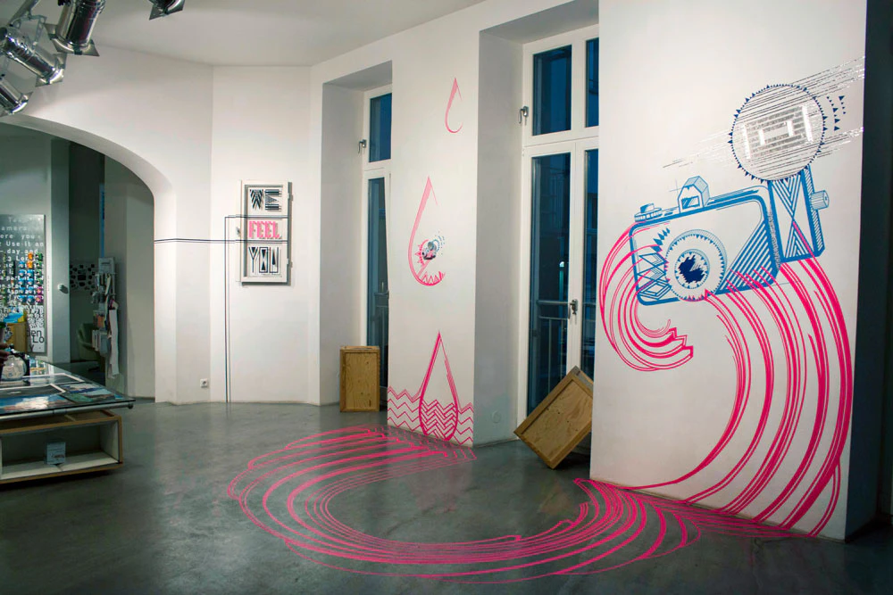 TAPE ART STORE DESIGN - LOMOGRAPHY by TAPE OVER...